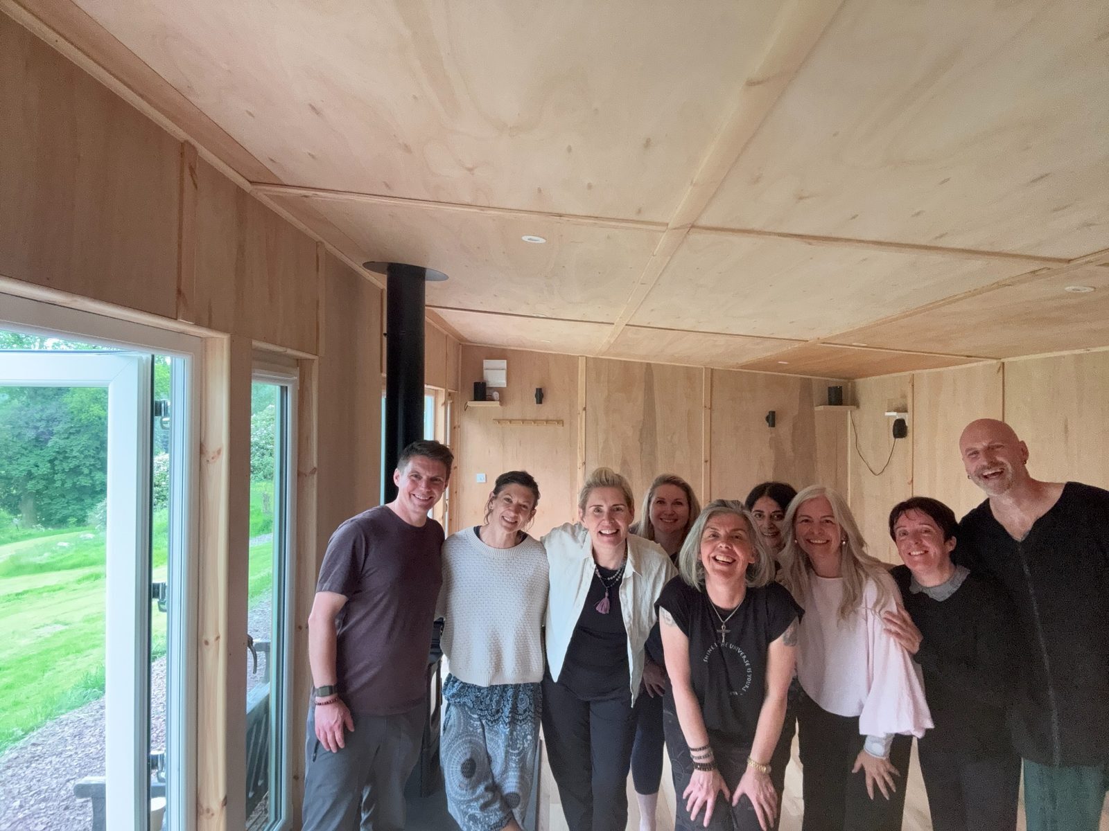 Group at the end of a full day immersion at Torus Tree Dunkeld